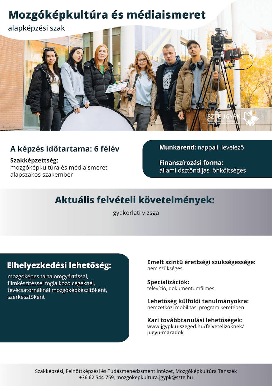 Mozgóképkultúra és médiaismeret